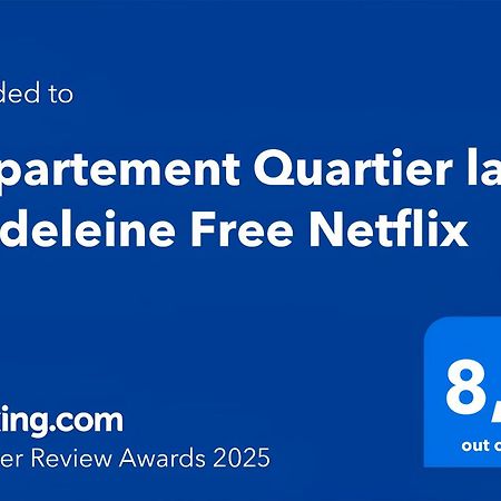 Appartement Quartier La Madeleine Free Netflix Paris Luaran gambar